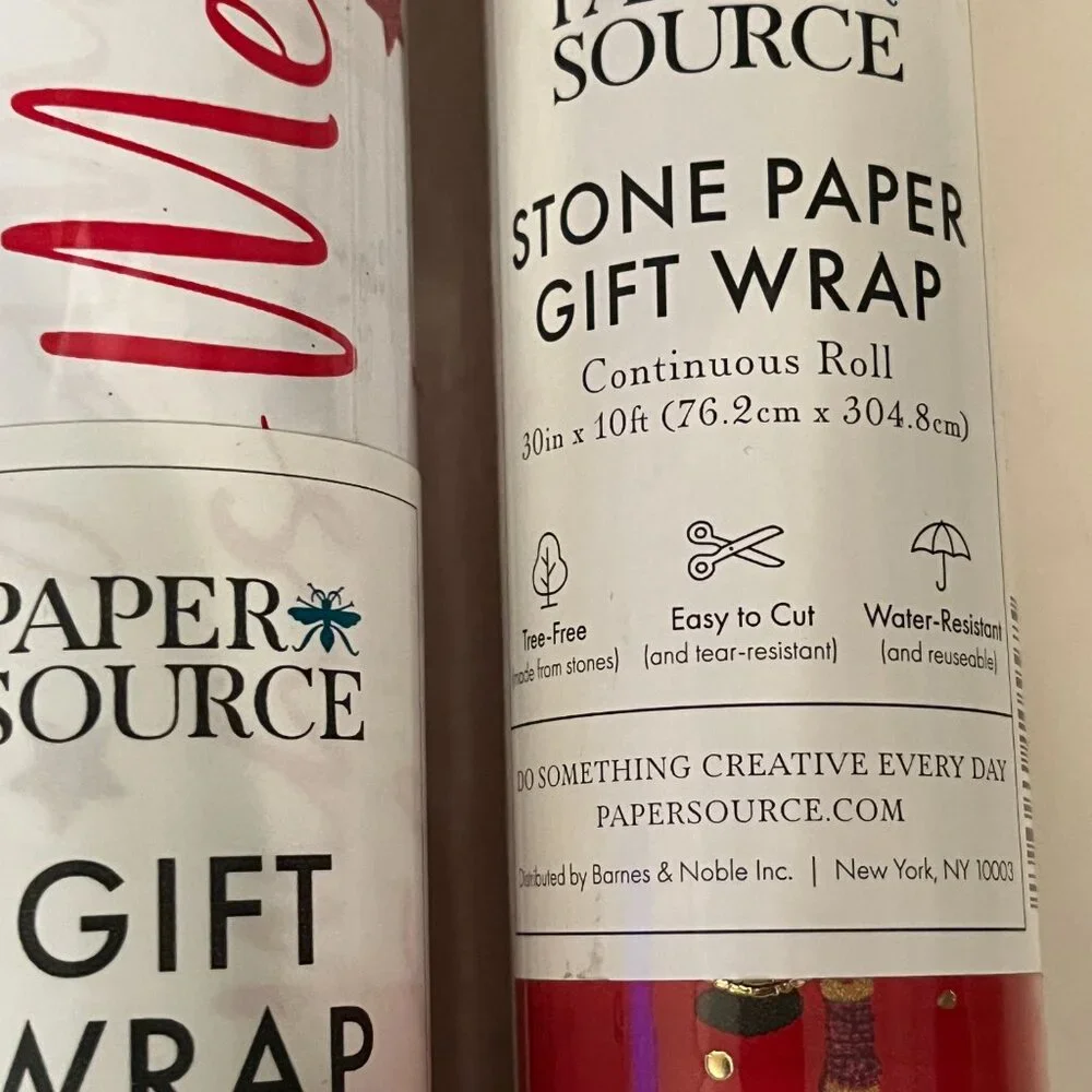 Paper Source Christmas Gift Wrap‎ Rolls (SET OF FIVE!) 🎅
